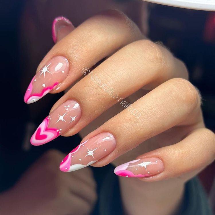 25 Easy To Copy Star Nail Designs To Glam You Up - 169